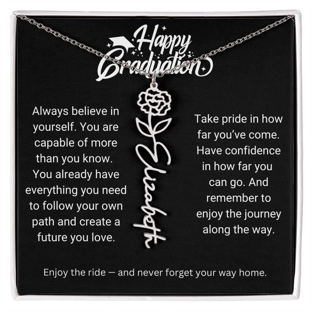 Personalized Graduation Jewelry Keepsake