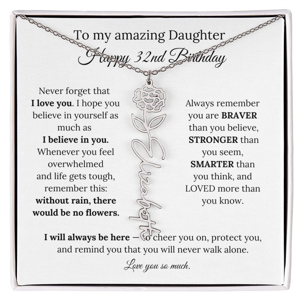 Happy 32nd Birthday Gift for Daughter