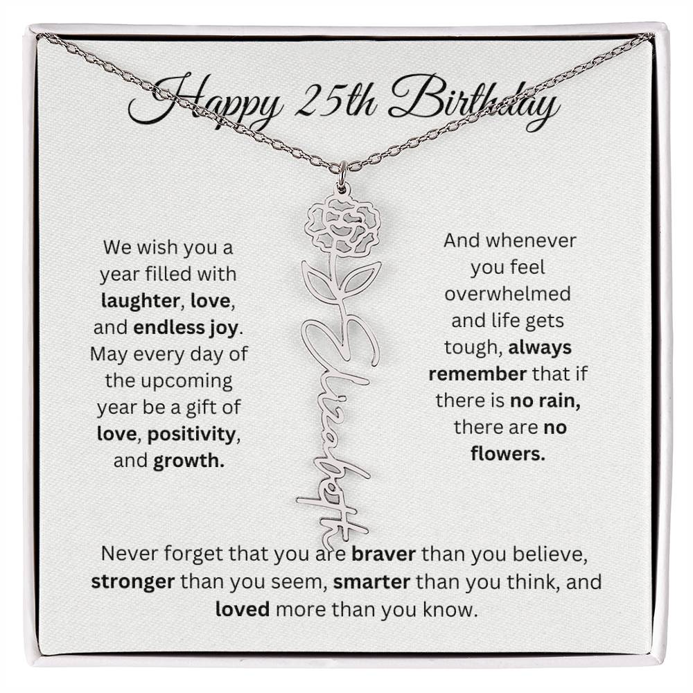 We Wish You - Happy 25th Birthday