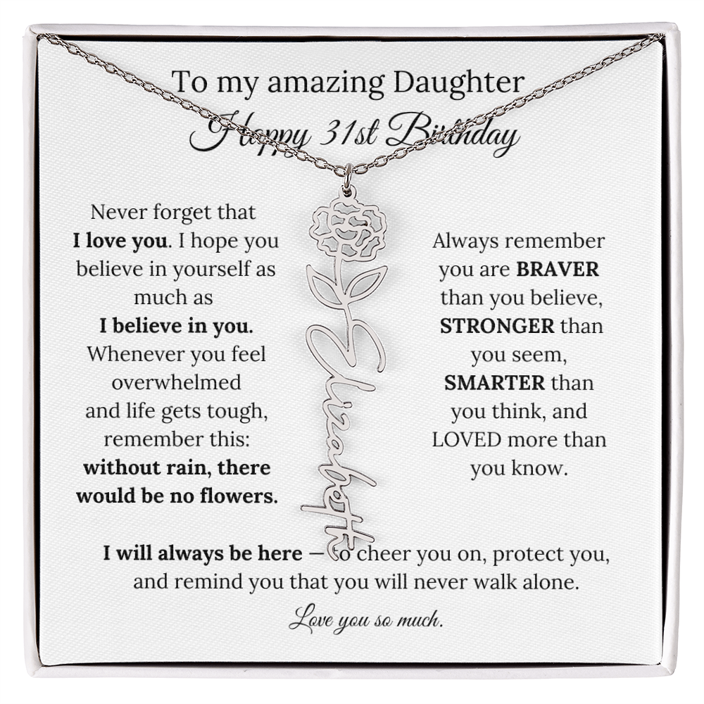 Happy 31st Birthday Gift for Daughter