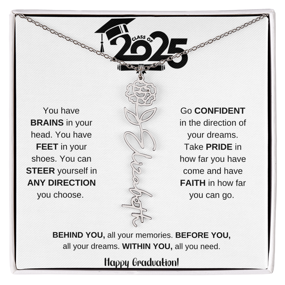 2025 Graduation Gift - Flower Name Necklace 7