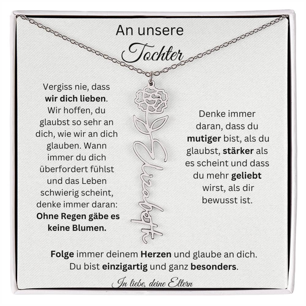 Weihnachtsgeschenk Eltern an Tochter