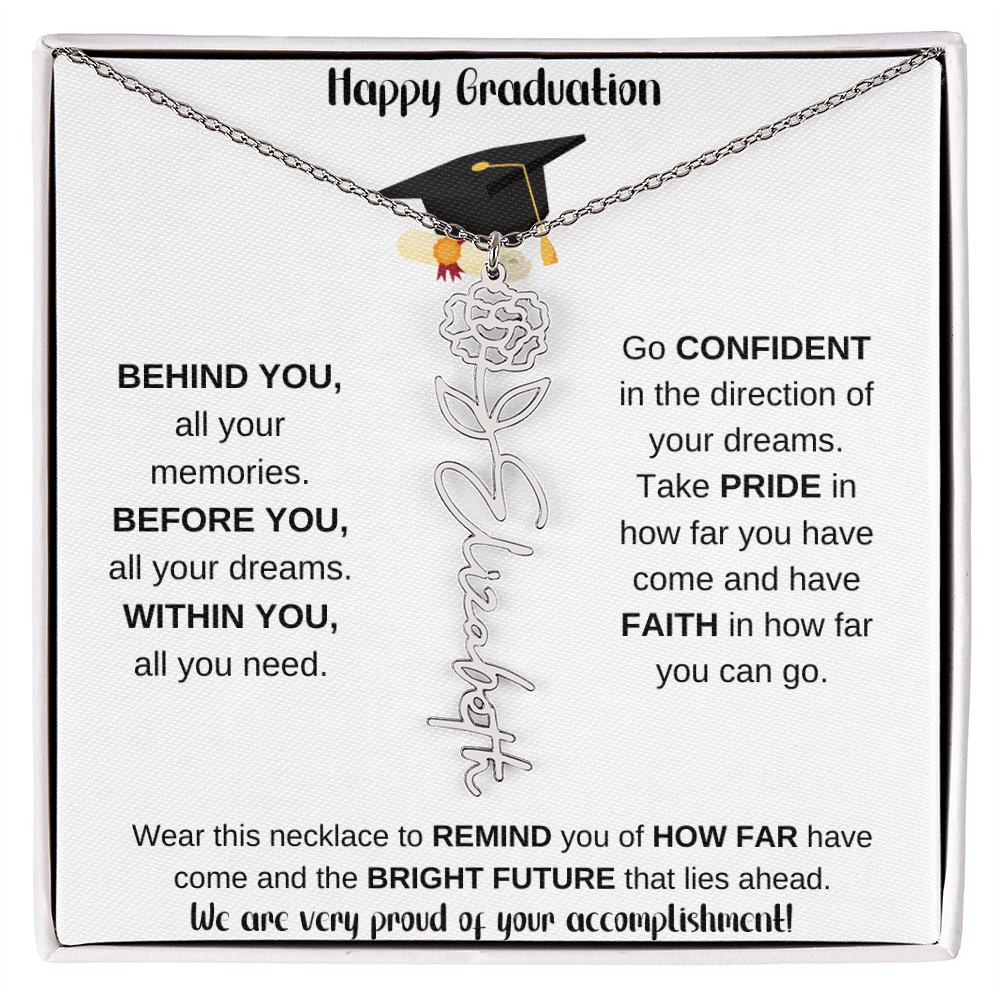 2025 Graduation Gift - Flower Name Necklace 10