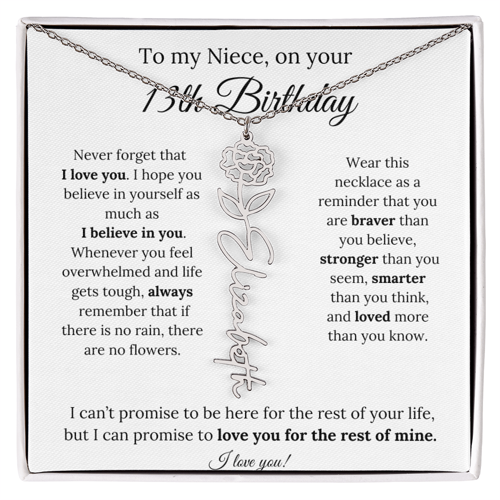 To My Niece 13th Birthday