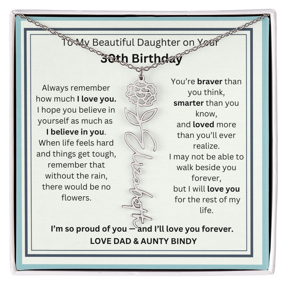 LOVE DAD & AUNTY BINDY