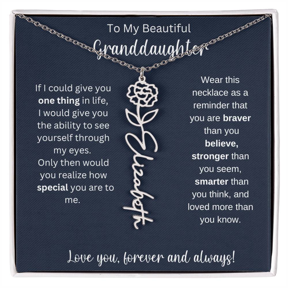 Granddaughter Personalized Christmas Gift