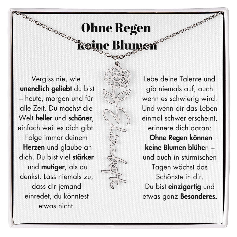 Weihnachtsgeschenk Schmuckkarte mit Spruch unendlich geliebt Mutmacher Hoffnung Liebe Geschenkidee