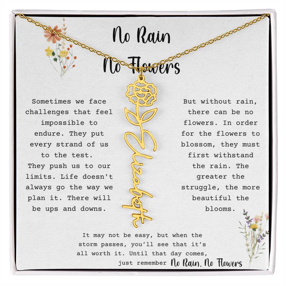 No Rain No Flowers
