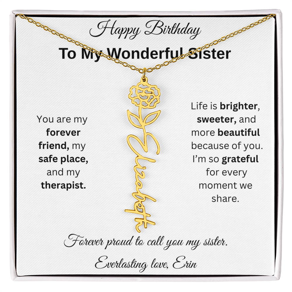 Custom Erin Birthflower