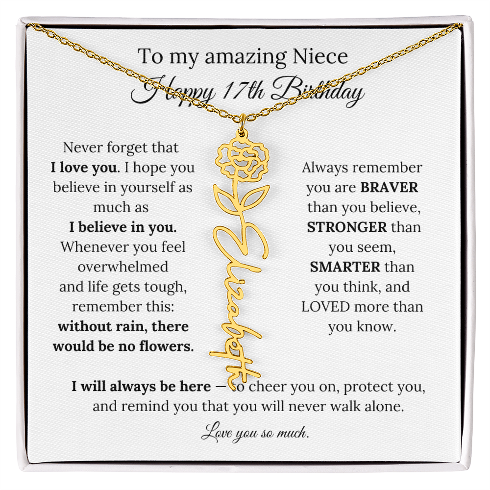 Happy 17th Birthday Gift for Niece