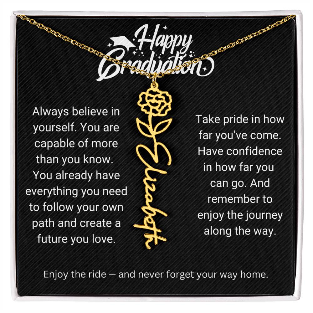 Personalized Graduation Jewelry Keepsake