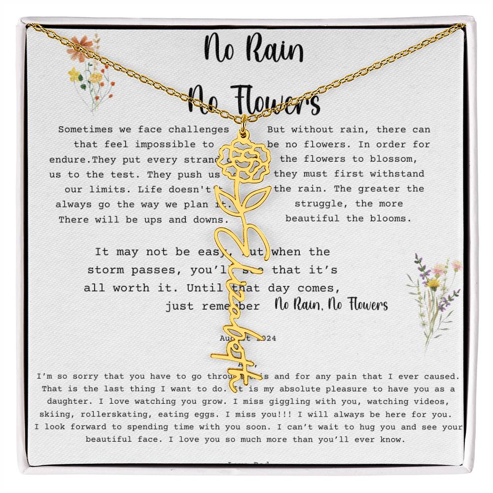 No Rain No Flowers