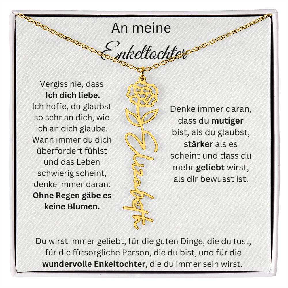 An Meine Enkeltochter - Vergiss Nie