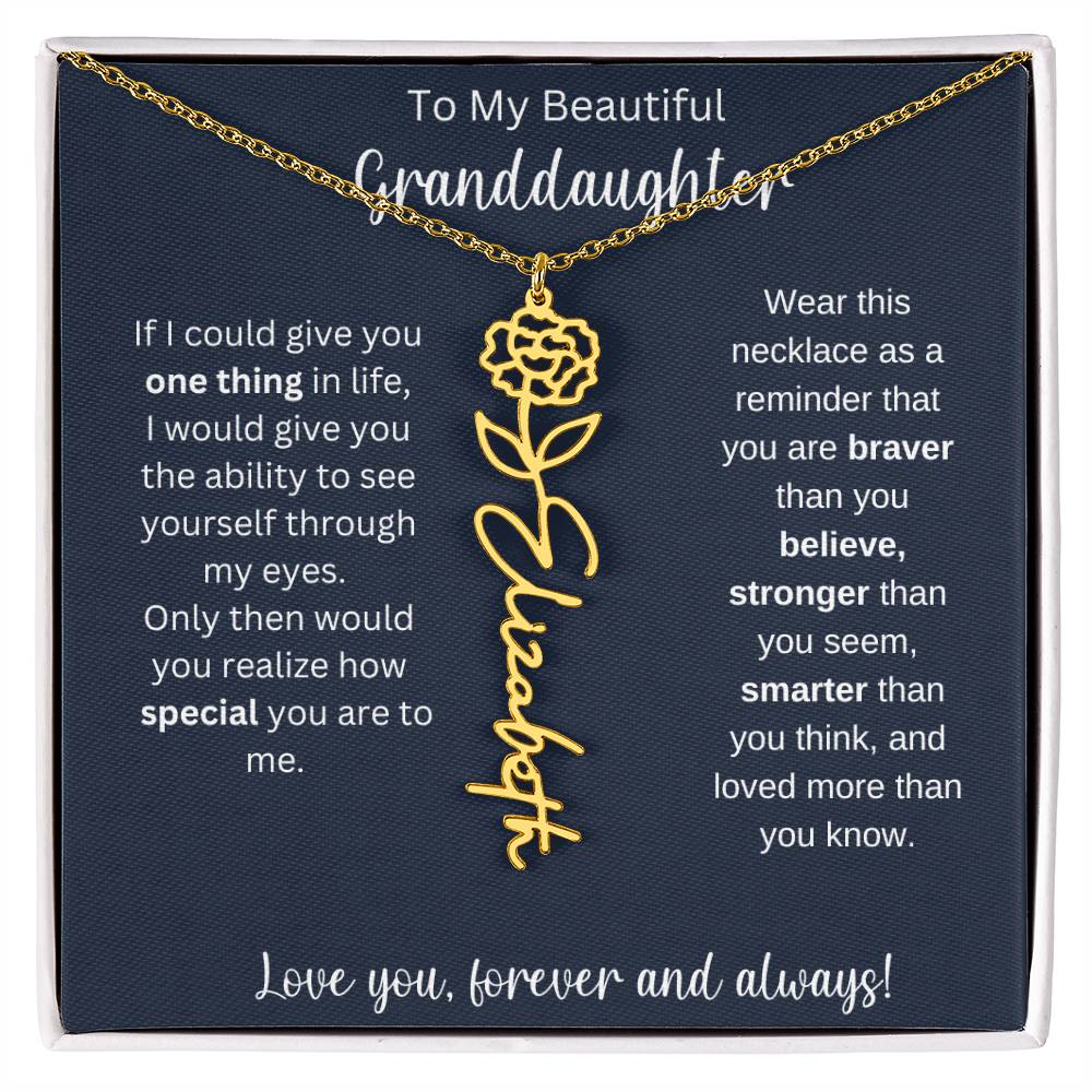 Granddaughter Personalized Christmas Gift