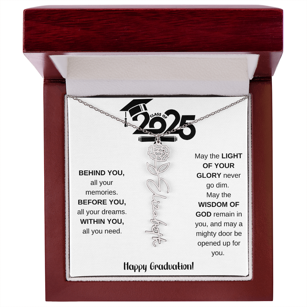 2025 Graduation Gift - Flower Name Necklace 8