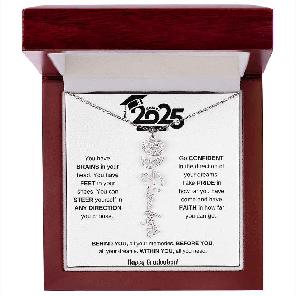 2025 Graduation Gift - Flower Name Necklace 7