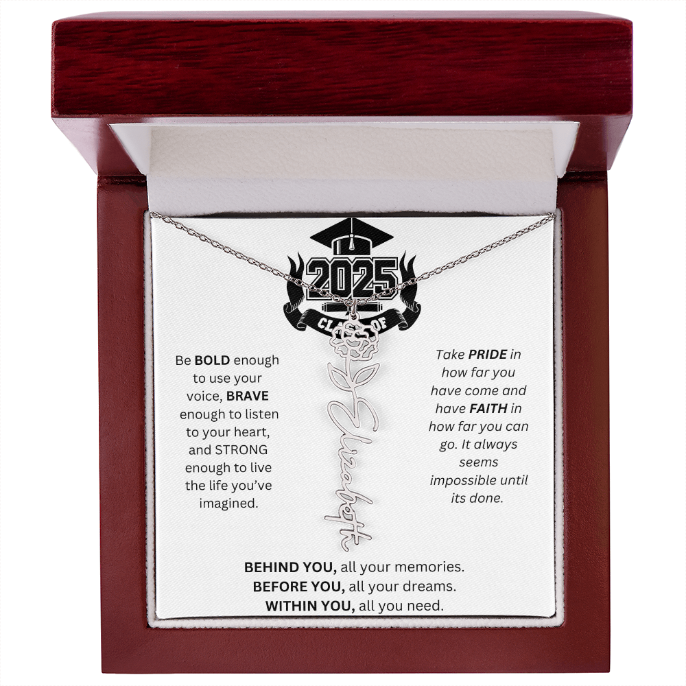 2025 Graduation Gift - Flower Name Necklace 3