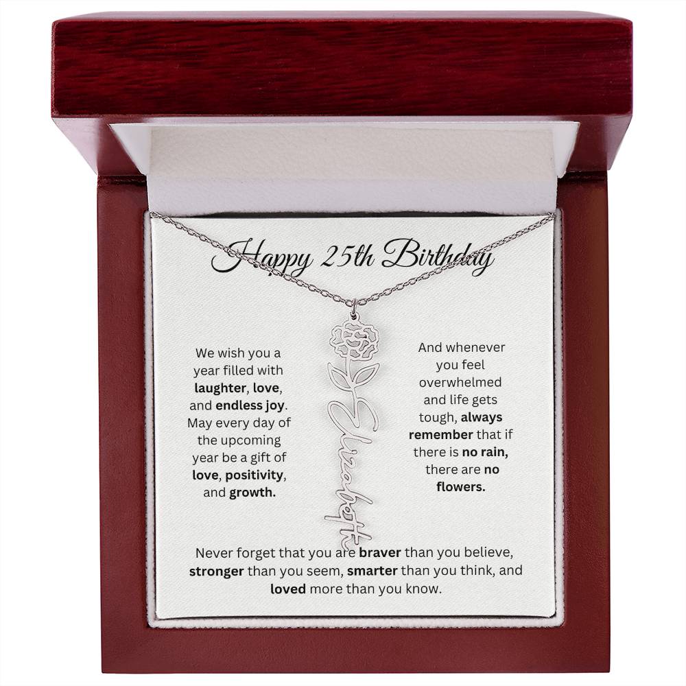 We Wish You - Happy 25th Birthday