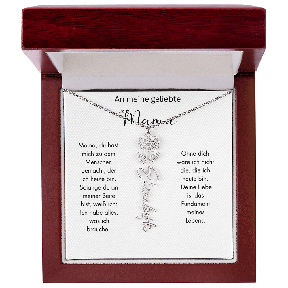 Personalisiertes Schmuck Geschenk für Mama