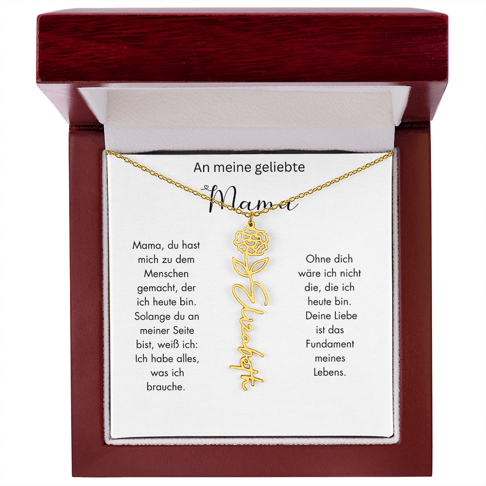 Personalisiertes Schmuck Geschenk für Mama