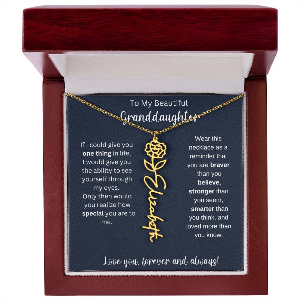 Granddaughter Personalized Christmas Gift