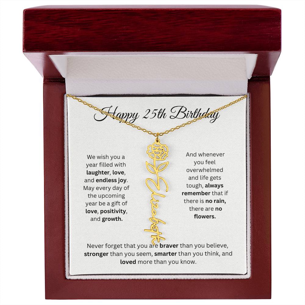 We Wish You - Happy 25th Birthday