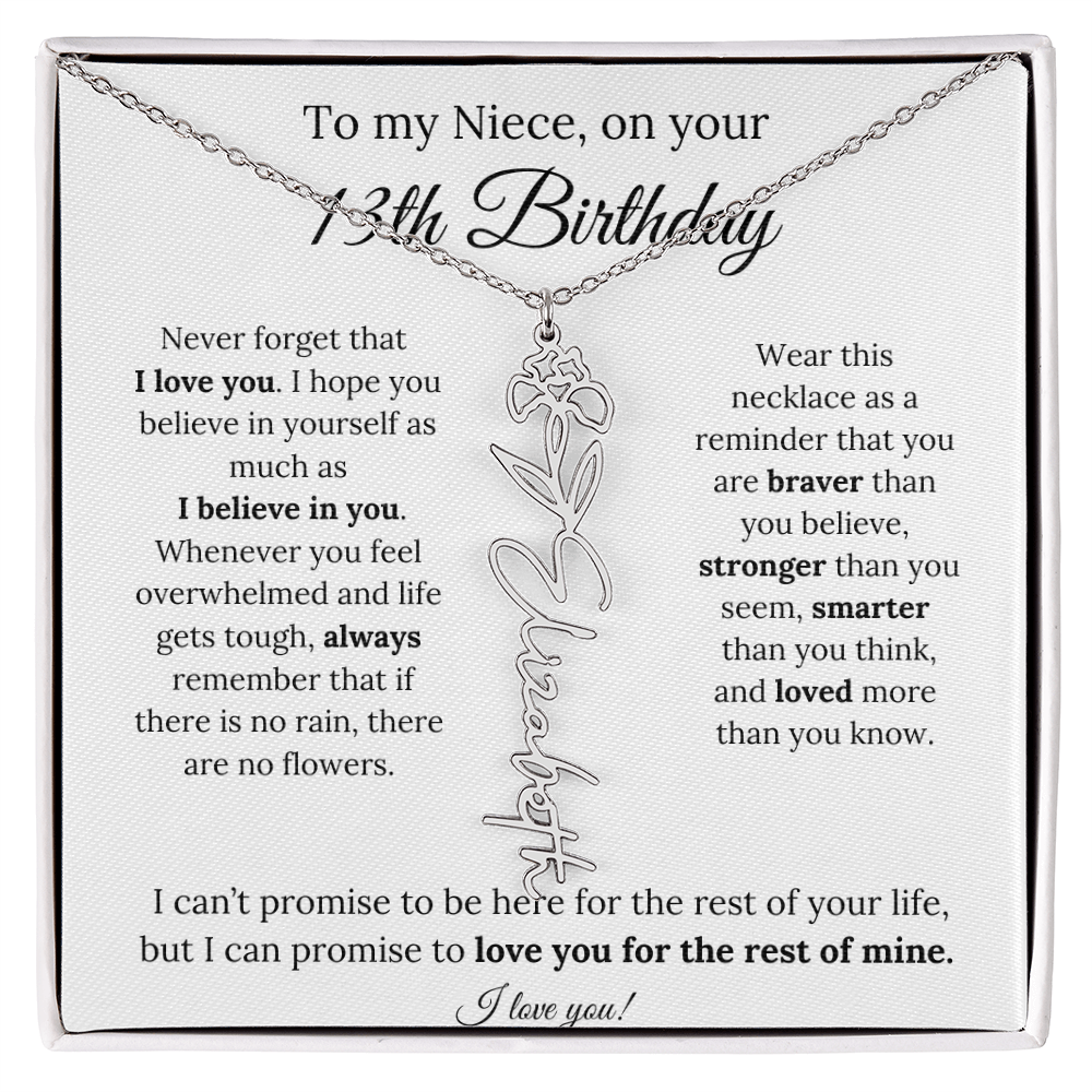 To My Niece 13th Birthday