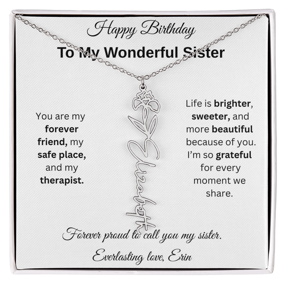 Custom Erin Birthflower