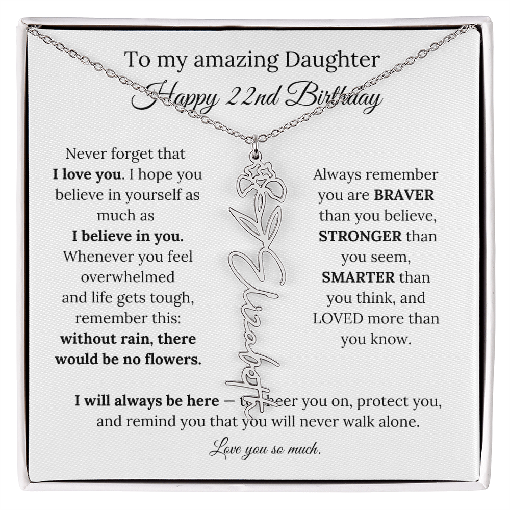 Happy 22nd Birthday Gift for Daughter