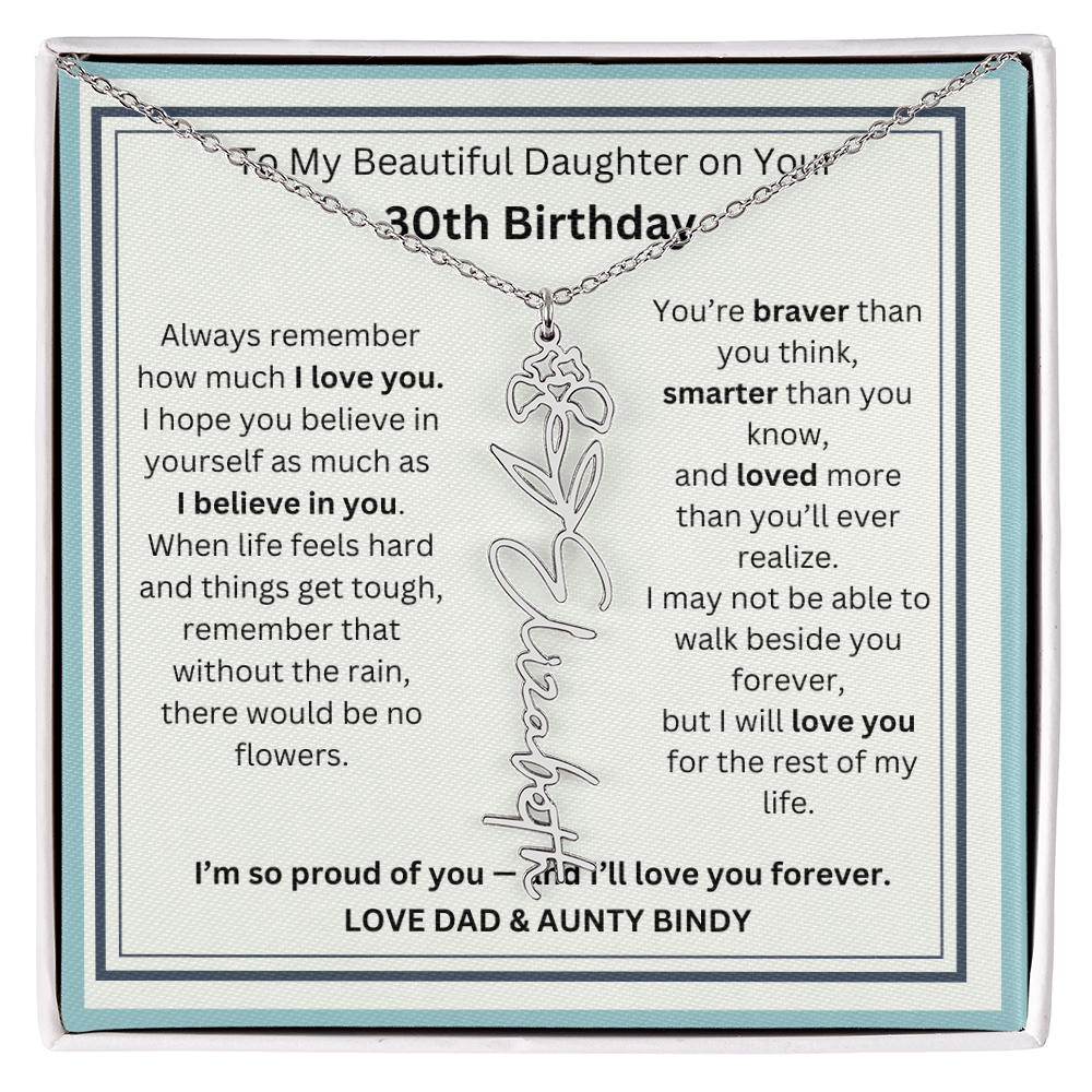 LOVE DAD & AUNTY BINDY