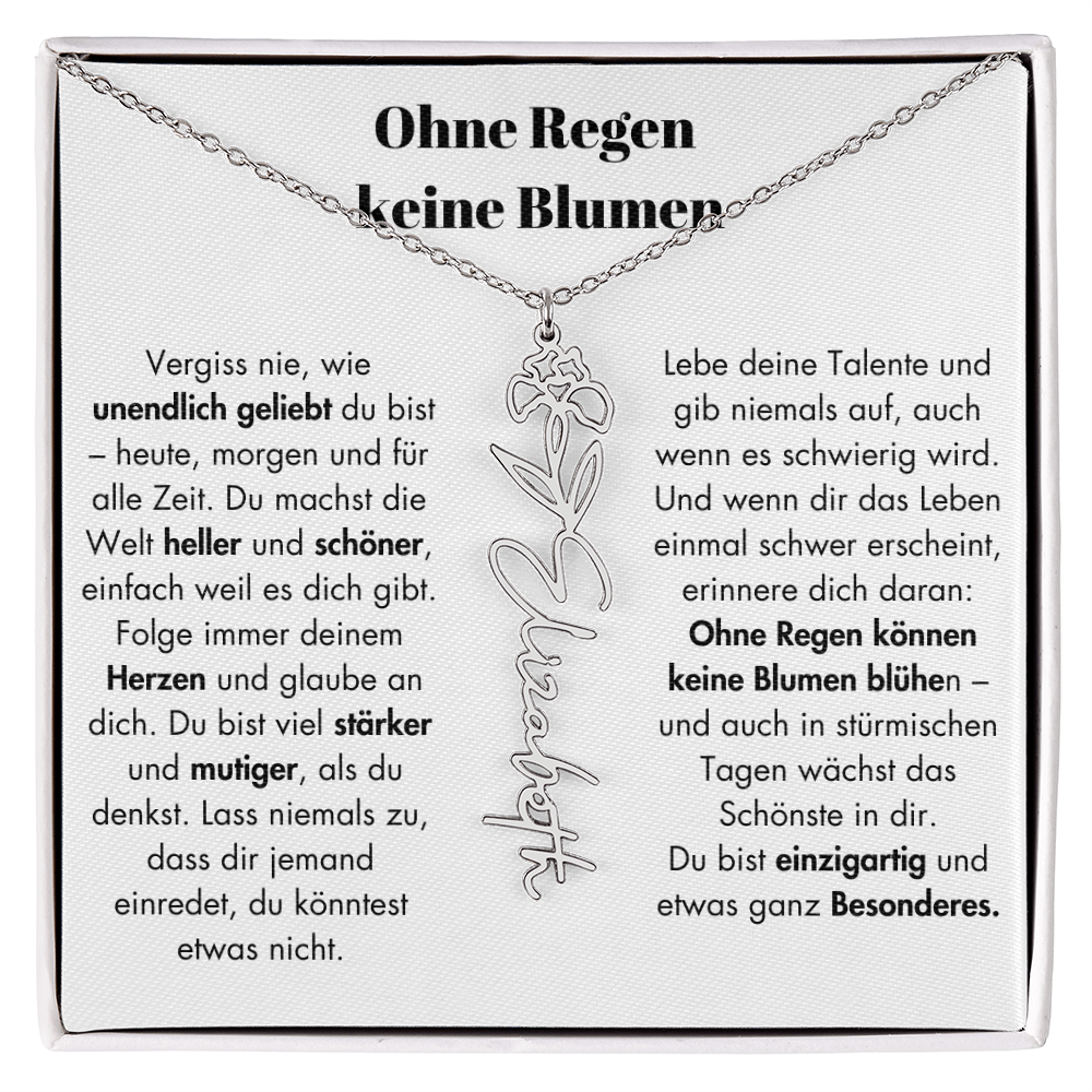 Weihnachtsgeschenk Schmuckkarte mit Spruch unendlich geliebt Mutmacher Hoffnung Liebe Geschenkidee