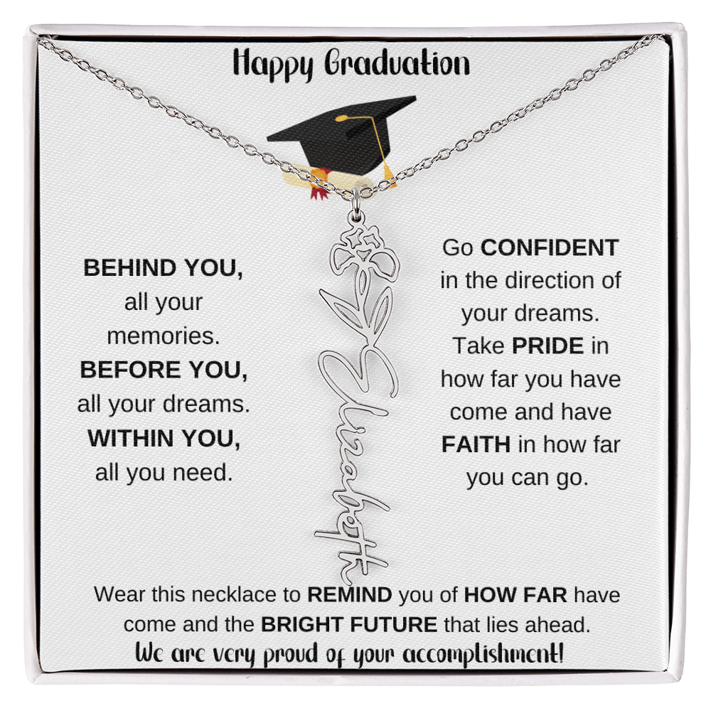2025 Graduation Gift - Flower Name Necklace 10