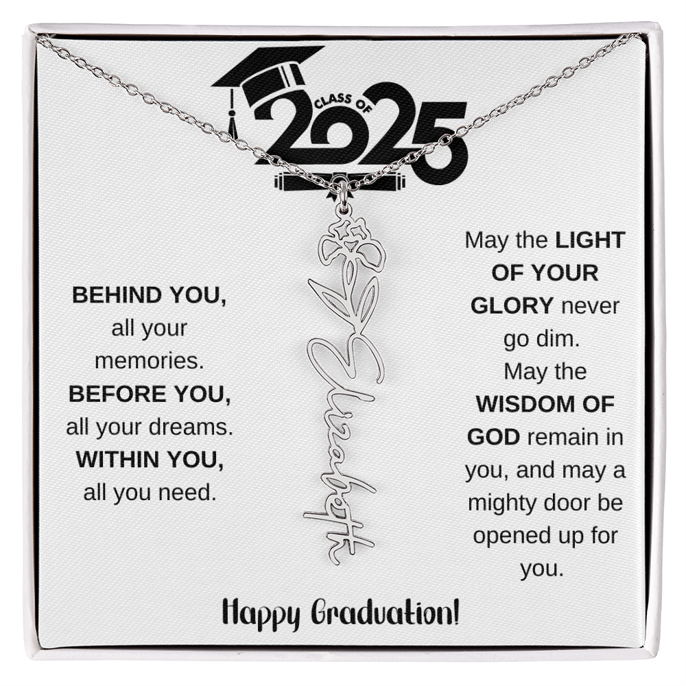 2025 Graduation Gift - Flower Name Necklace 8