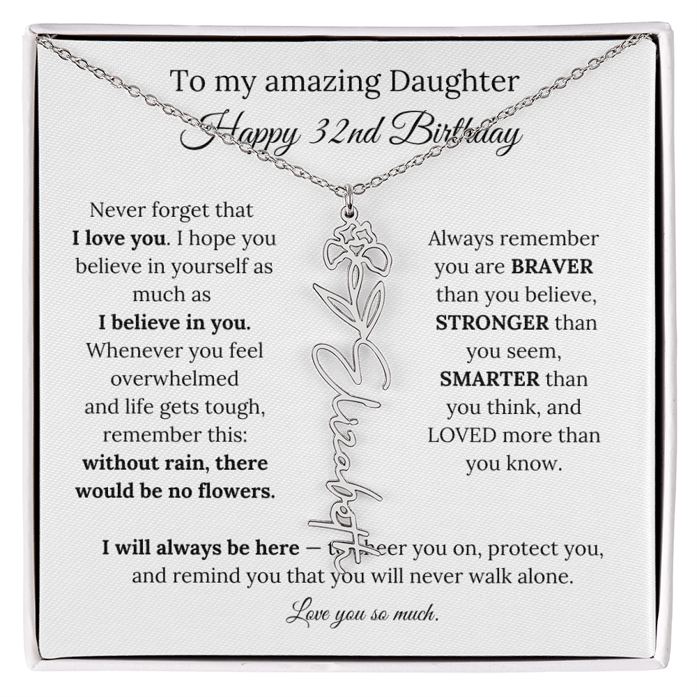 Happy 32nd Birthday Gift for Daughter
