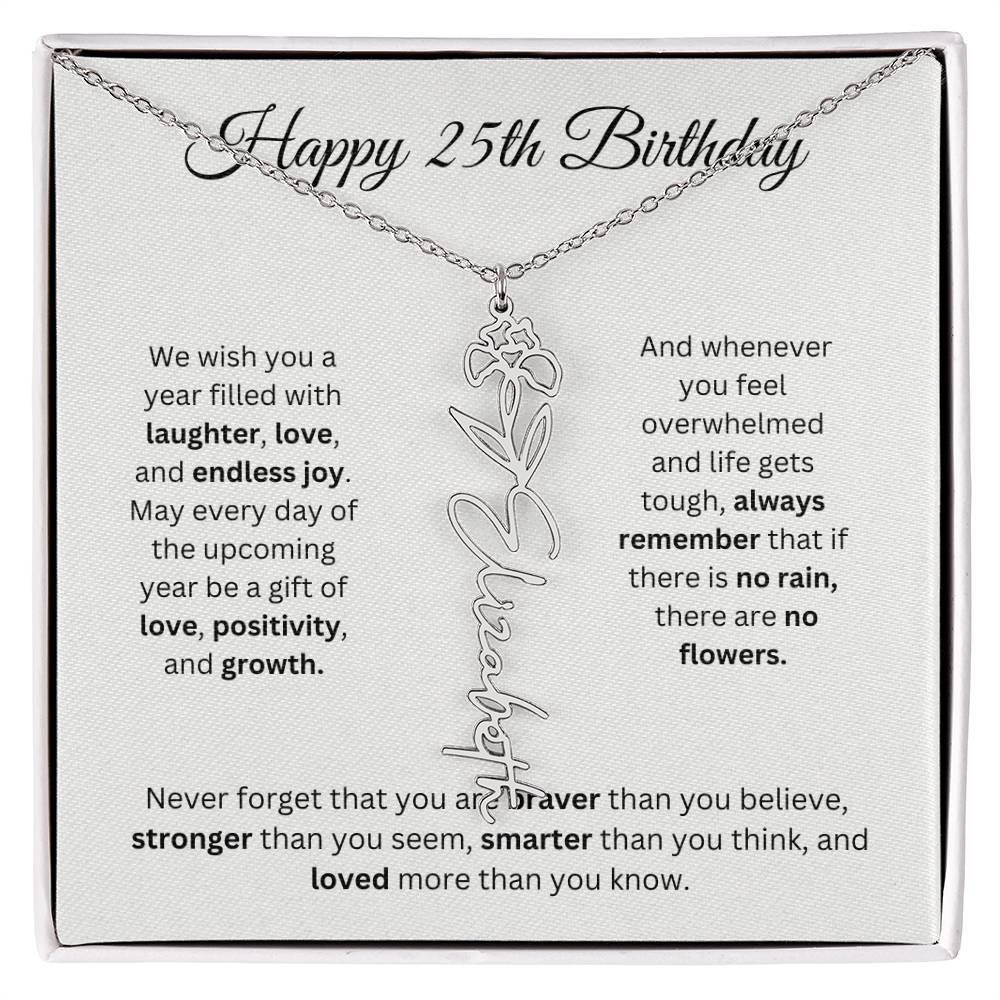 We Wish You - Happy 25th Birthday