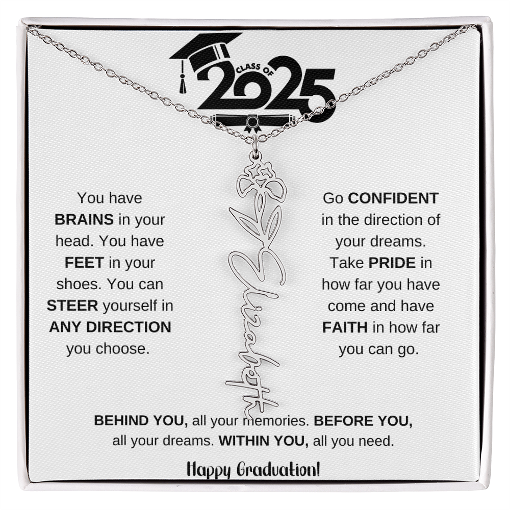 2025 Graduation Gift - Flower Name Necklace 7