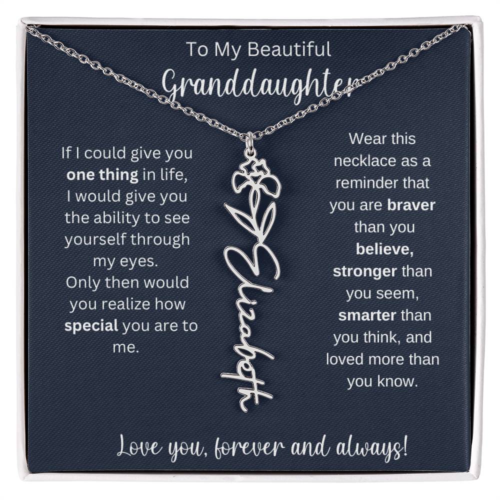 Granddaughter Personalized Christmas Gift