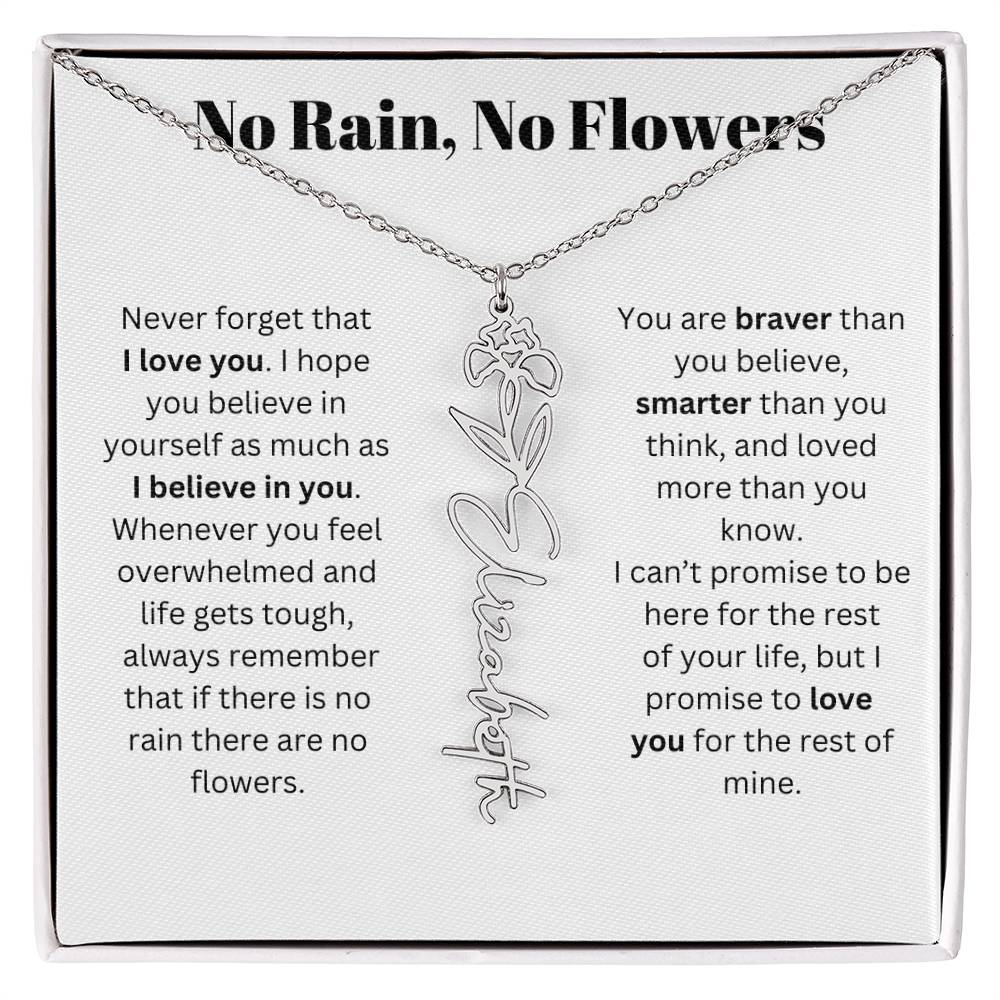 No Rain, No Flowers