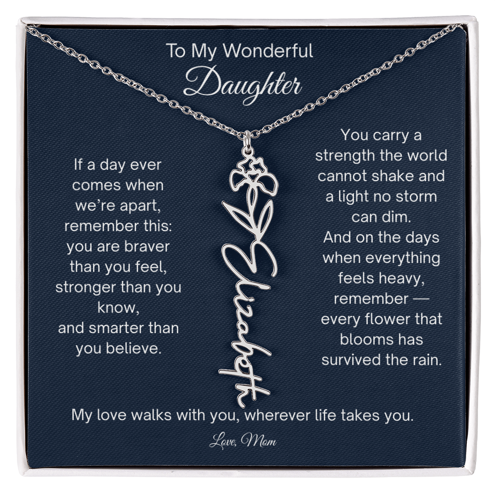 Personalized  Daughter Necklace from Mom