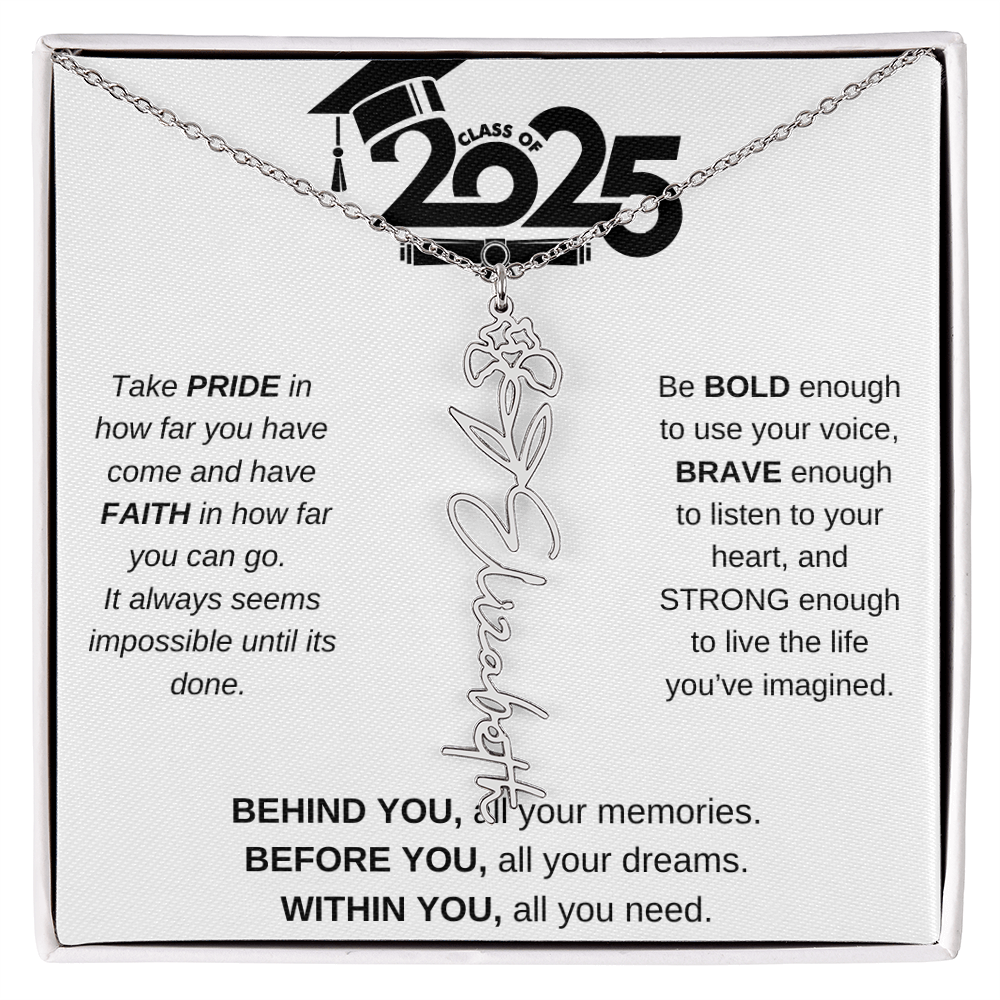 2025 Graduation Gift - Flower Name Necklace 4