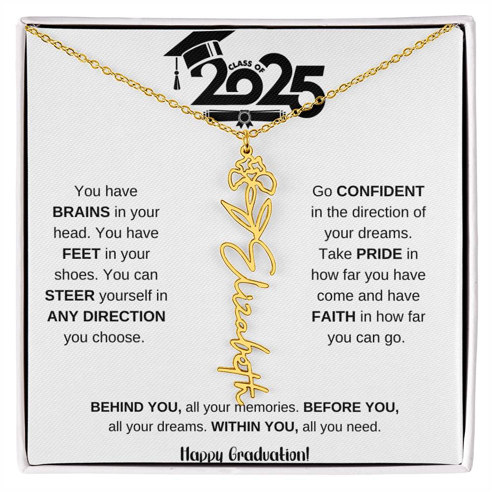 2025 Graduation Gift - Flower Name Necklace 7