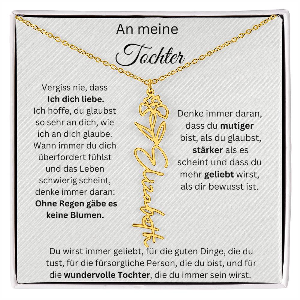 An Meine Tochter Vergiss Nie Dass Ich Dich Liebe