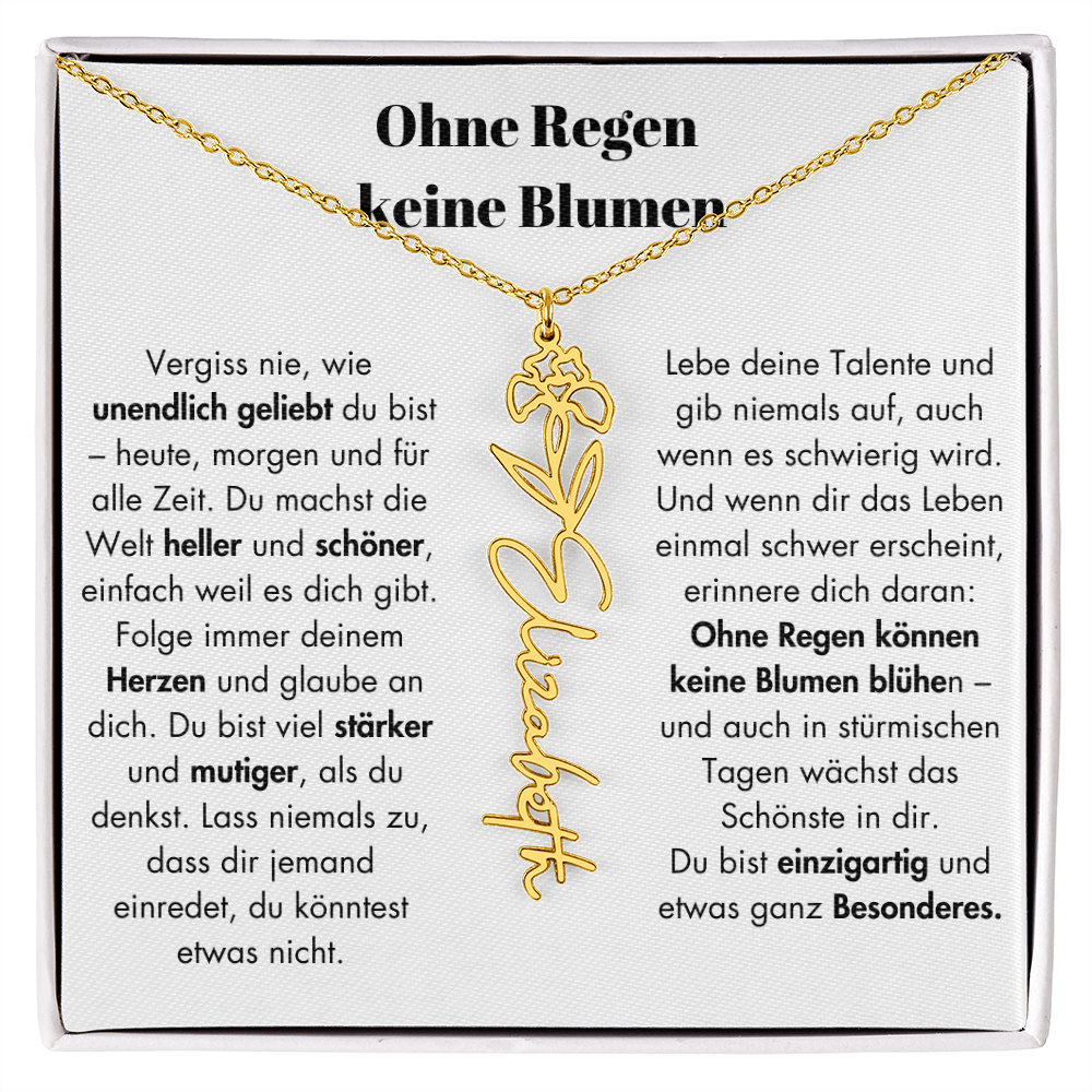Weihnachtsgeschenk Schmuckkarte mit Spruch unendlich geliebt Mutmacher Hoffnung Liebe Geschenkidee