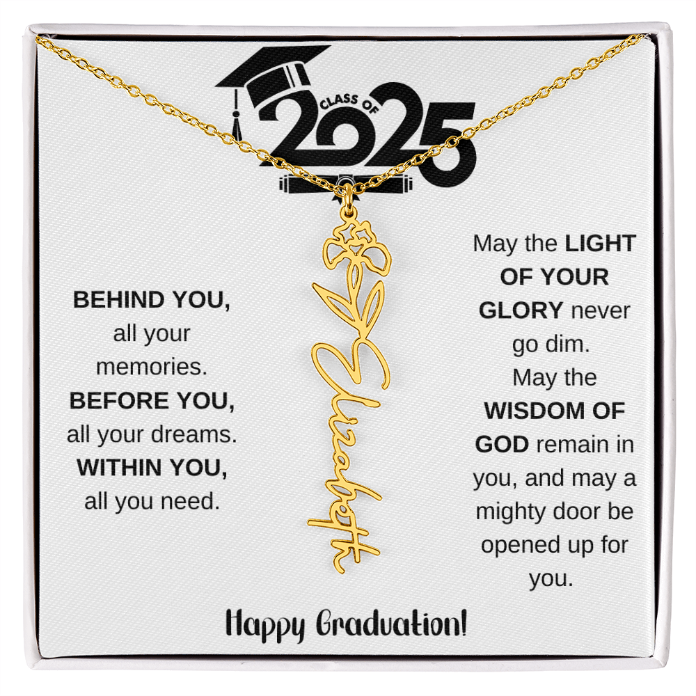 2025 Graduation Gift - Flower Name Necklace 8