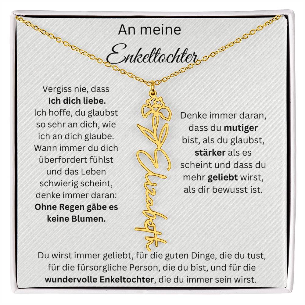 An Meine Enkeltochter - Vergiss Nie