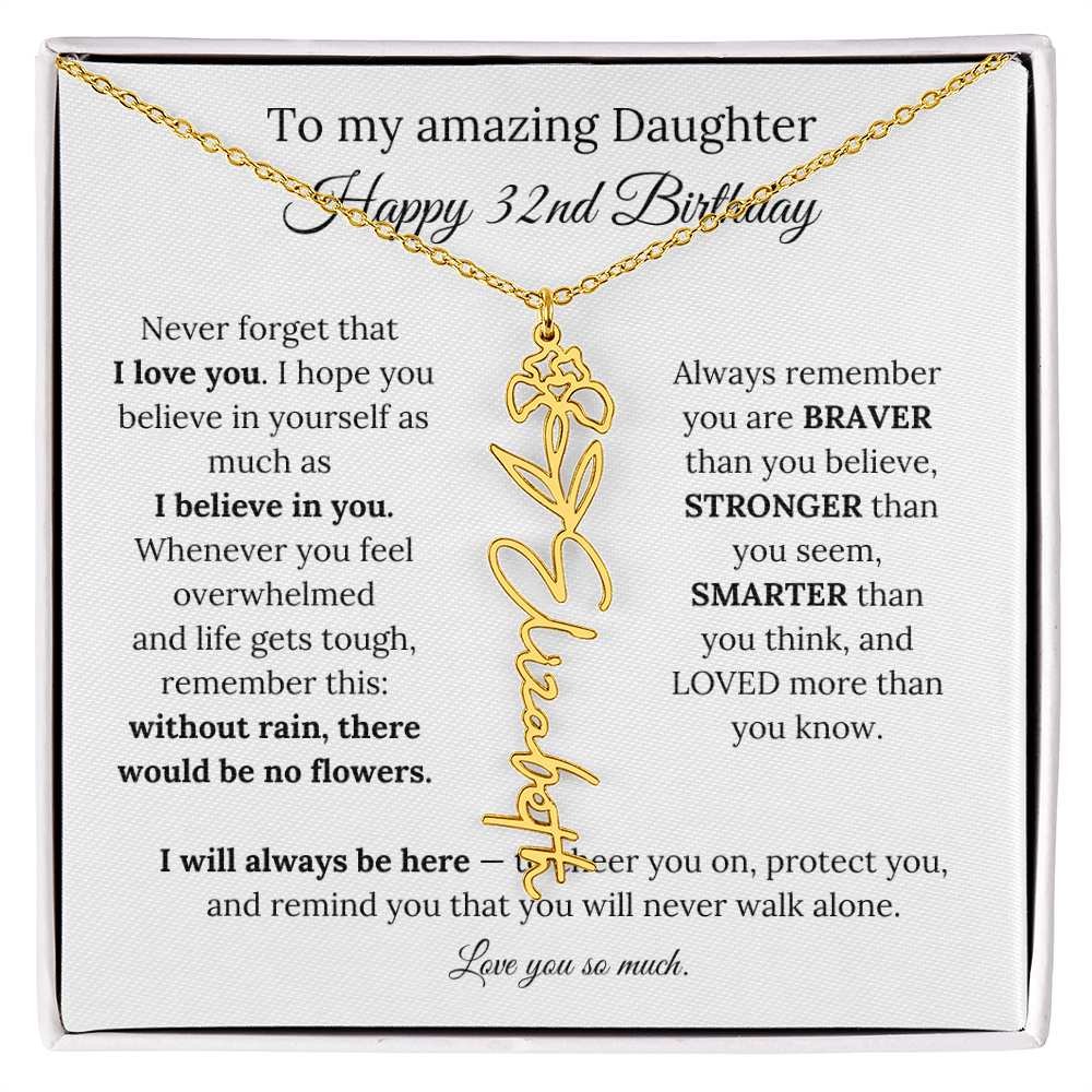 Happy 32nd Birthday Gift for Daughter
