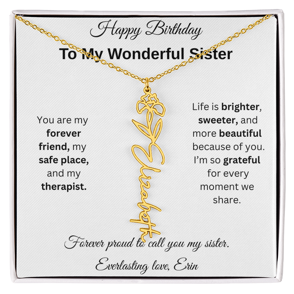 Custom Erin Birthflower