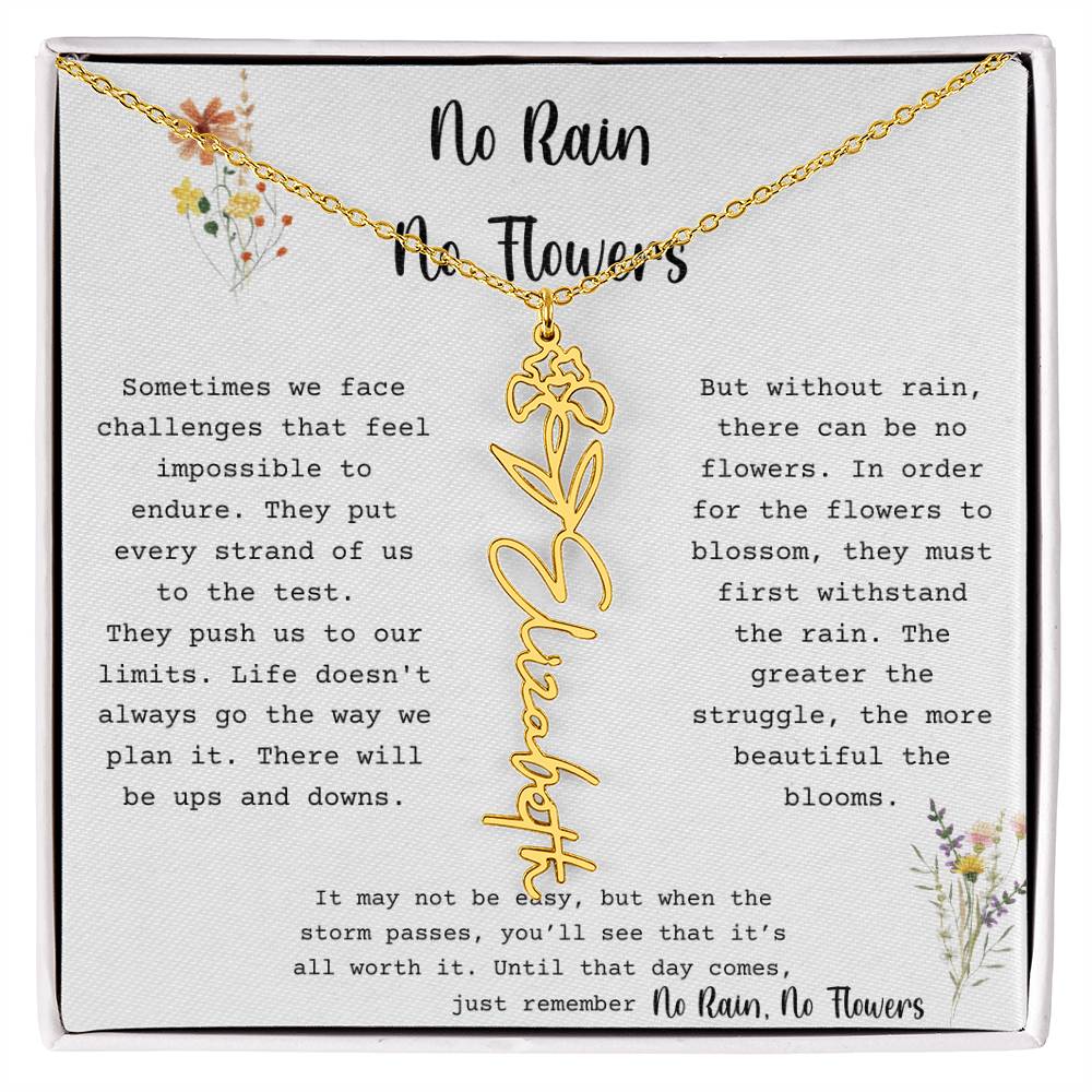 No Rain No Flowers