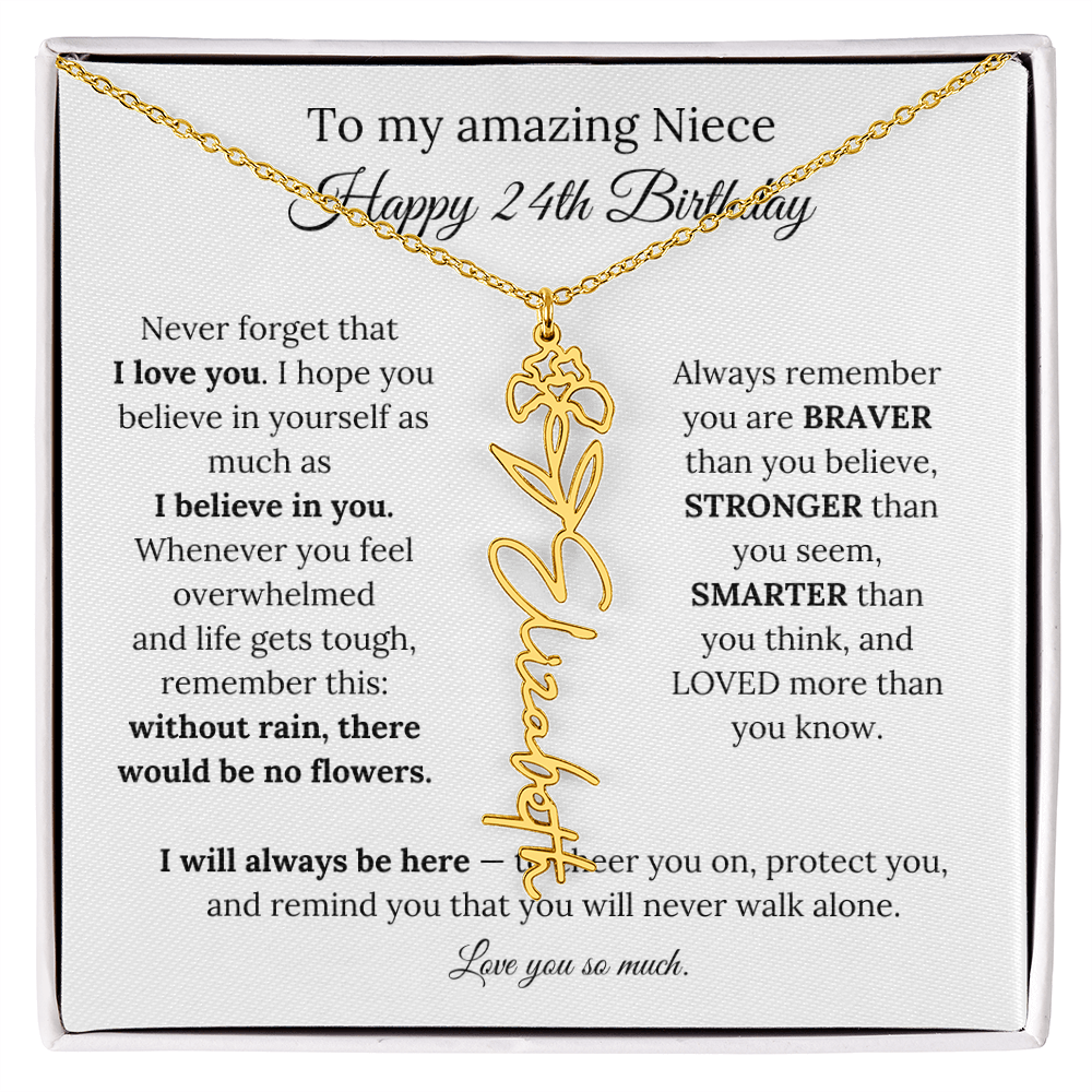 Happy 24th Birthday Gift for Niece