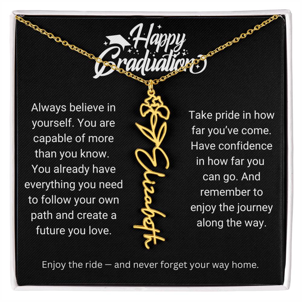 Personalized Graduation Jewelry Keepsake